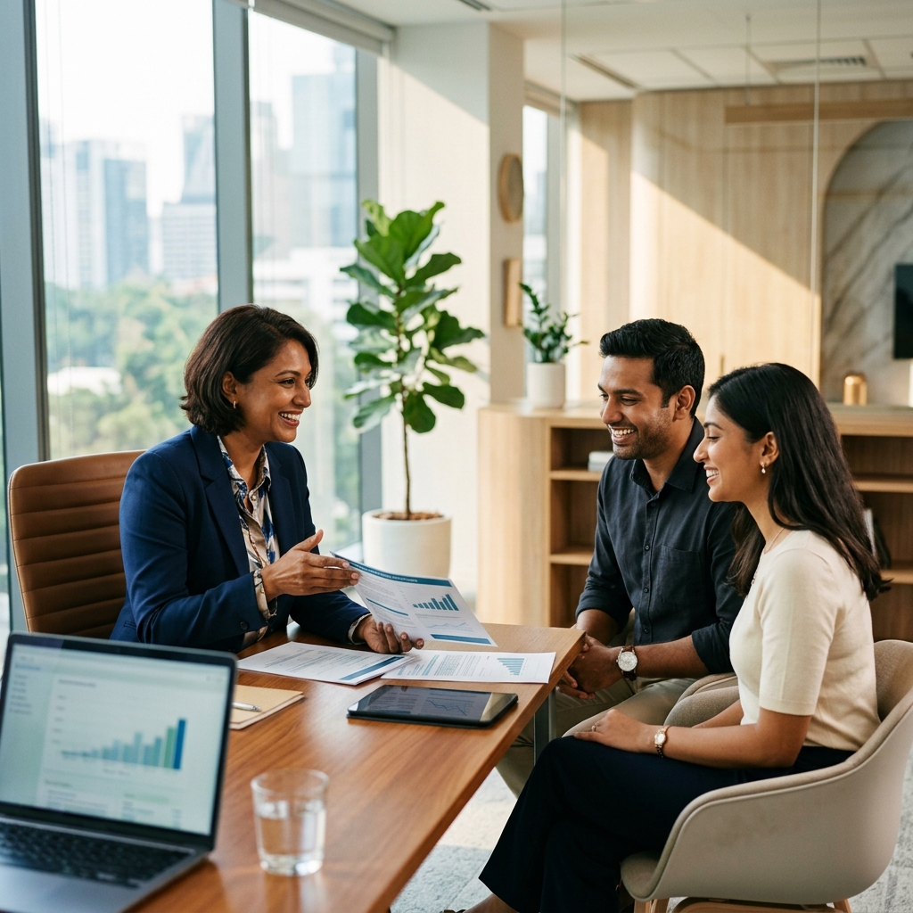 TruPath advisor helping a couple